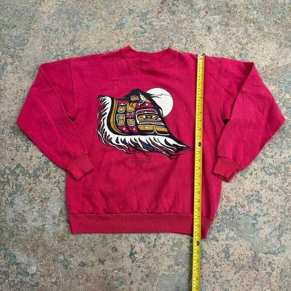 90’s Native American Nature Vintage Crew Neck - Picture 1 of 5